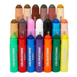 Image of Colorations® Colors Like Me® Tempera Paint Sticks- Set of 20