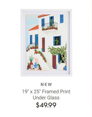 19" x 25" Framed Print Under Glass
