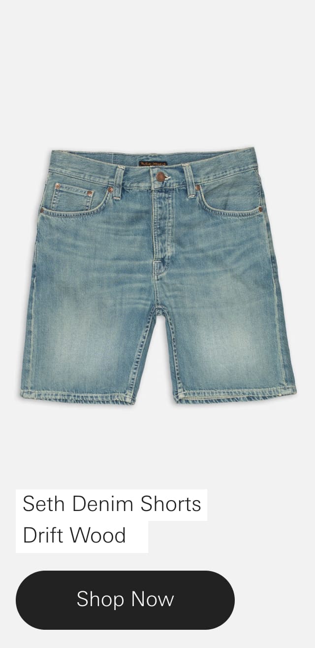 Seth Denim Shorts Drift Wood