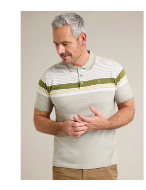Men’s Striped Polo Shirt