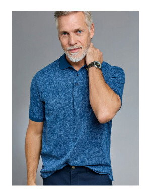 Cotton Printed Polo Shirt