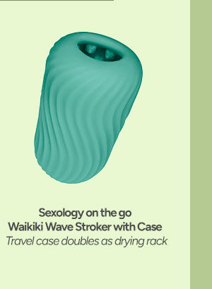 Waikiki Wave Stroker with Case - Sexology on the go