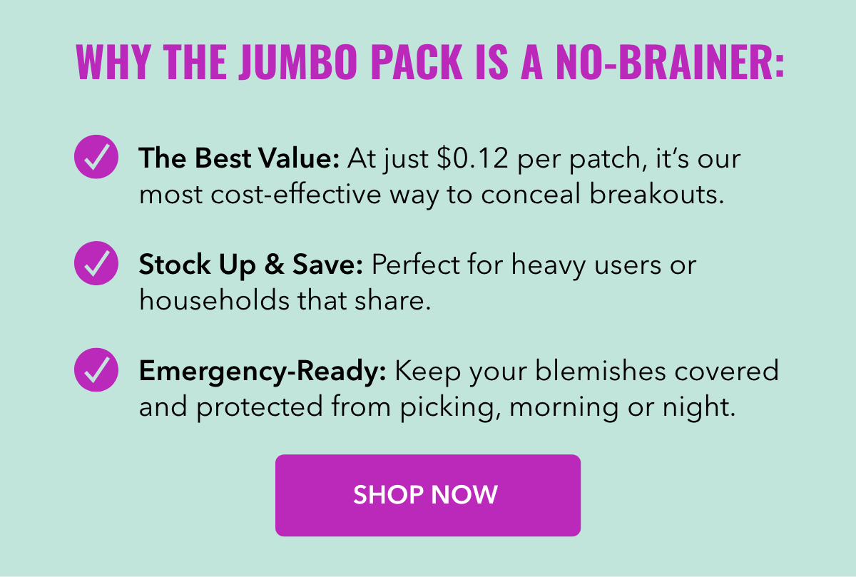 Why the jumbo pac is a no-brainer