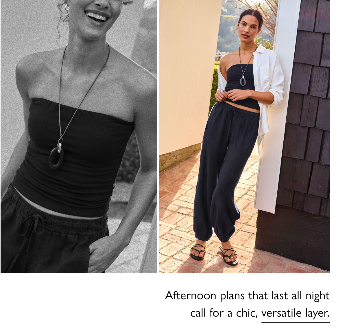 Afternoon plans that last all night call for a chic, versatile layer. Fashion images of chic fashion.
