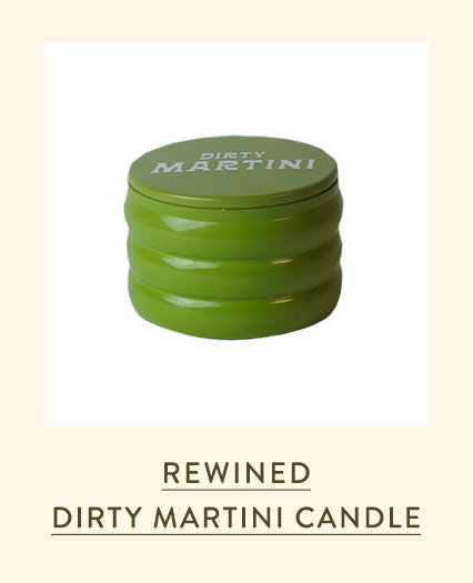 Rewined Dirty Martini Candle 