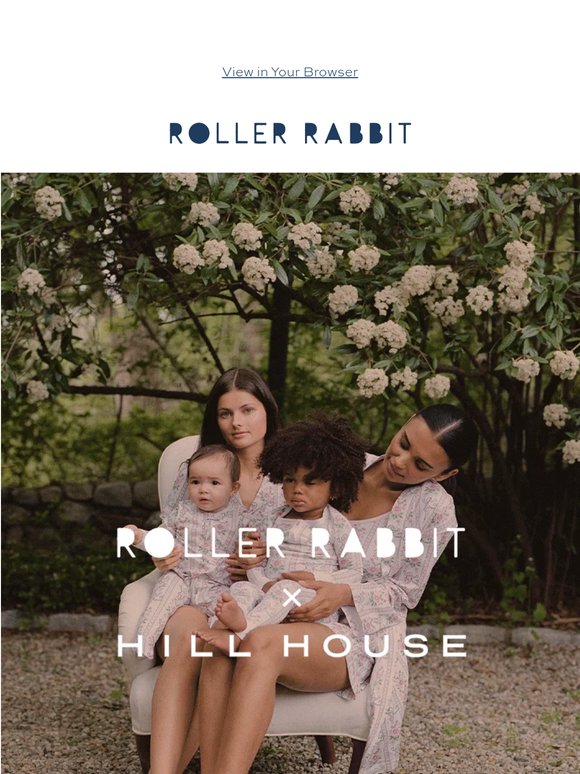 Roller Rabbit x Hill House