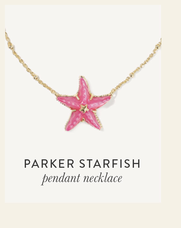 Parker Starfish pendant necklace