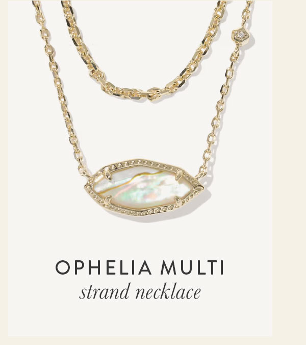 Ophelia mutli strand necklace