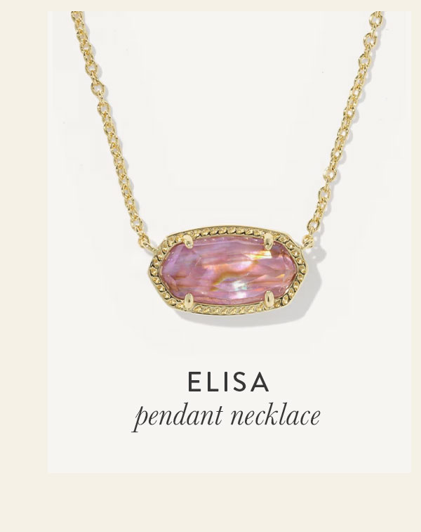 Elisa pendant necklace