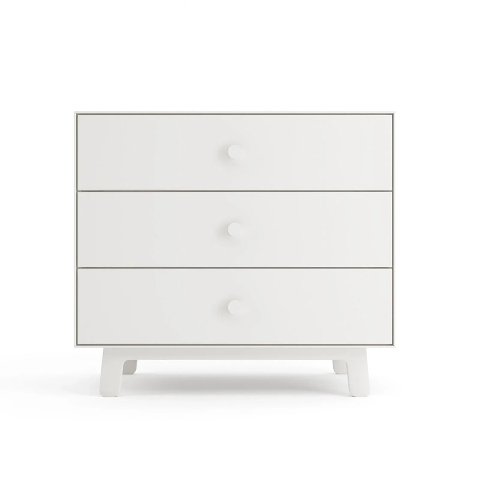 Image of Oeuf NYC Merlin 3 Drawer Dresser Sparrow - White