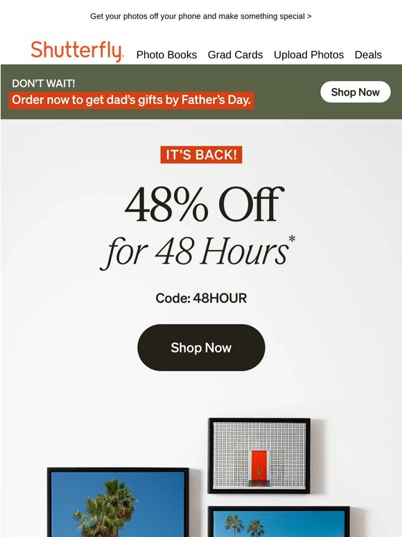 Surprise! 48% off for 48 hours is BACK 🎉
