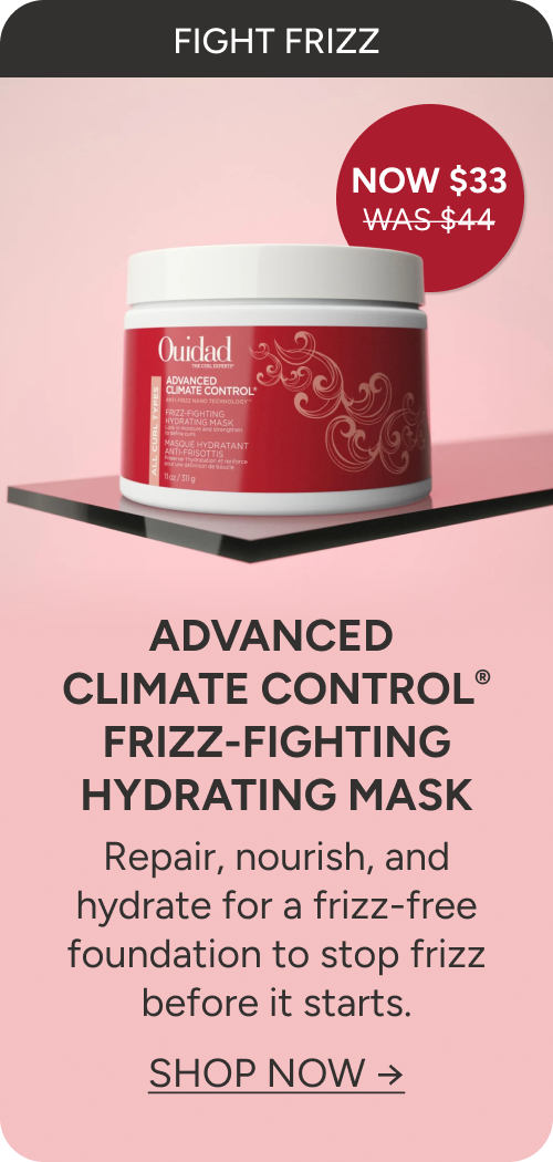 Advanced Climate Control Frizz-Fighting Hydrating Mask repair, nourish and hydrate for a a frizz-free foundation to stop frizz before it starts