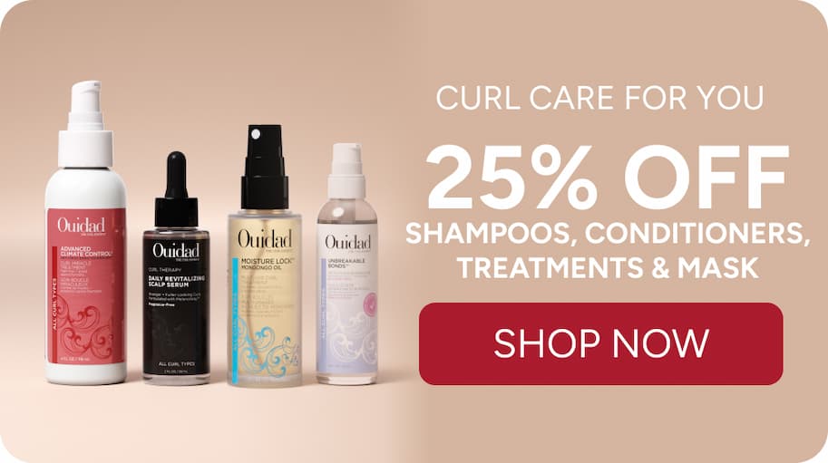 25% off Shampoos Conditioners, Treatments & Masks