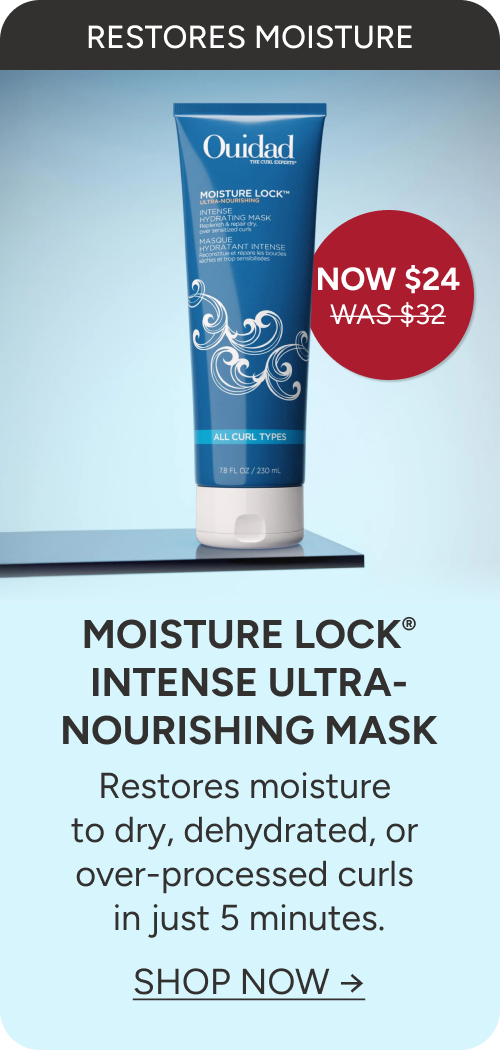 Moisture Lock Intense Ultra-Nourishing Mask restores moisture to dry, dehyrated or