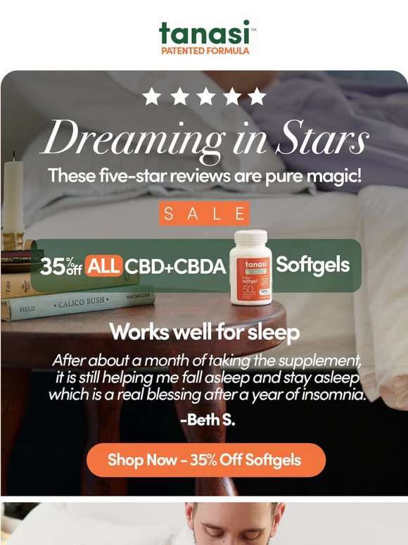 Wind Down With CBD+CBDA Softgels