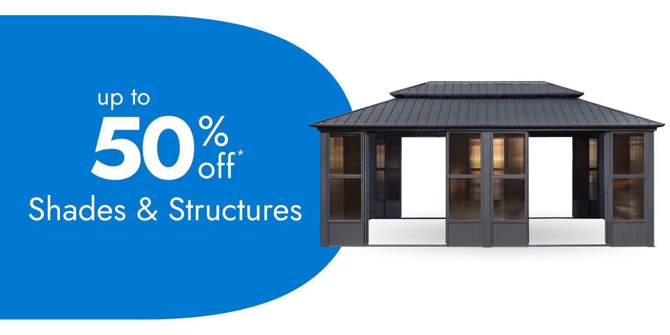 Shade & Structures up to 50% off