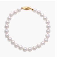 Freshwater Cultured Pearl Bracelet in 14k Yellow Gold