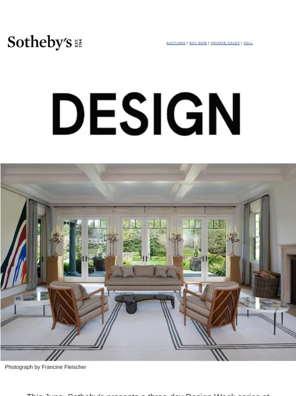 Three Landmark Design Auctions at the Breuer