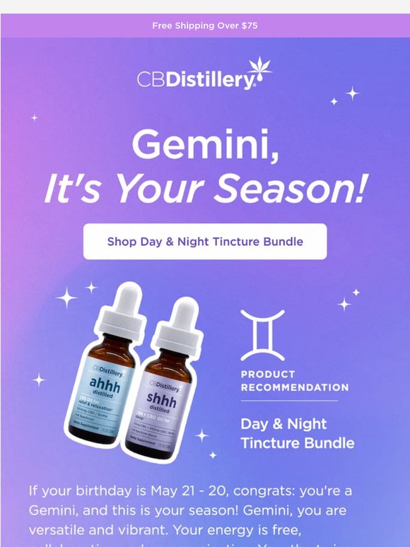 Gemini: You are versatile and vibrant