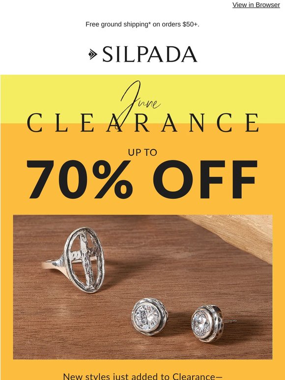 Clearance just hit up to 70% off 🔥