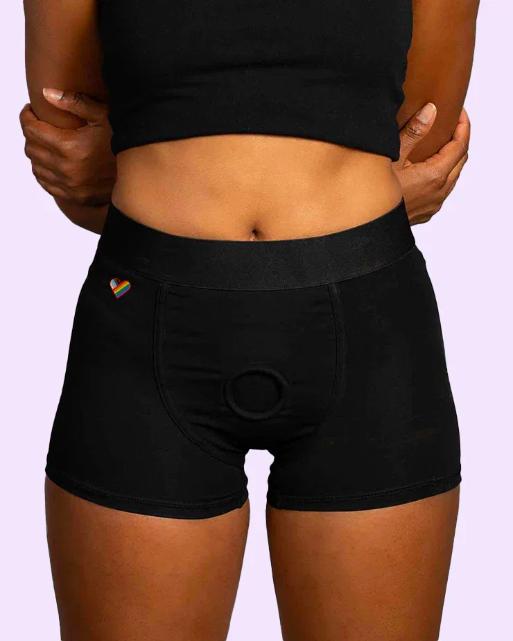 Image of RideHer™ Boxer - Underwear Strap-On Harness