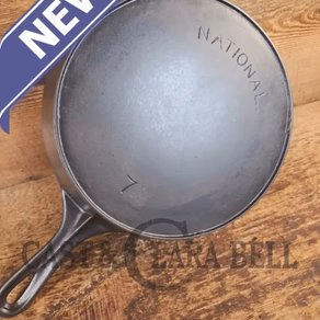 National (by Wagner) #7 Vintage Skillet. This lightweight skillet (c.  1914-1930) is a beauty