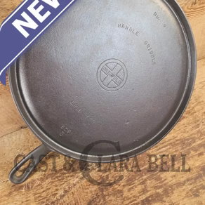 VERY handy GORGEOUS griddle! Griswold No. 9 Handled Griddle with Small Block Logo, 609.  Makes Great grilled cheese and pancakes