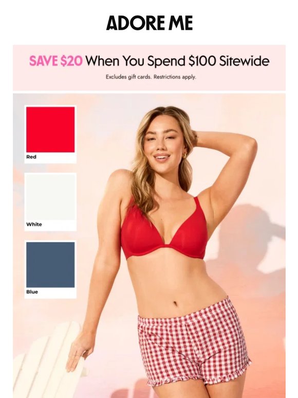Get a FREE Panty With Your Next Bra 🩵