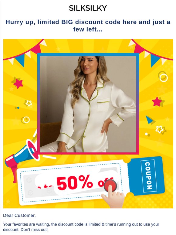 Hurry up, limited BIG discount code here and just a few left...