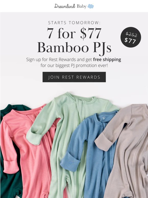 7 for $77 starts tomorrow! 🎉