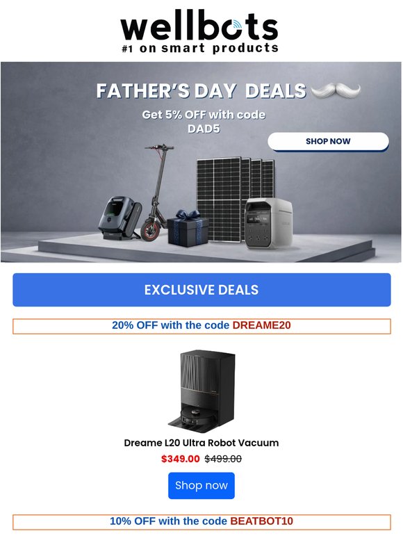 Father's Day Deals are live!