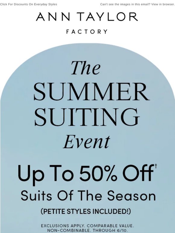 Up To 50% Off Summer Workwear, Exclusions Apply (Comp. Val.)