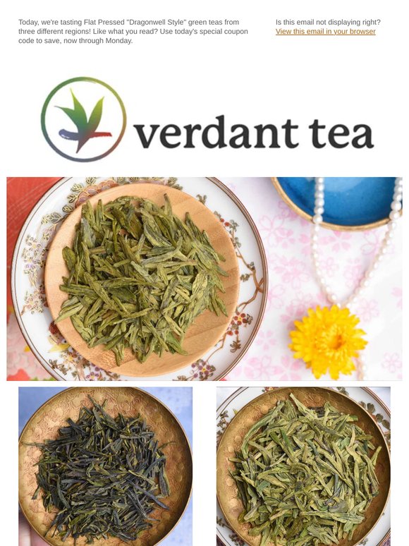 🐲 Daily Tea Deal: Dragonwell from 3 Regions