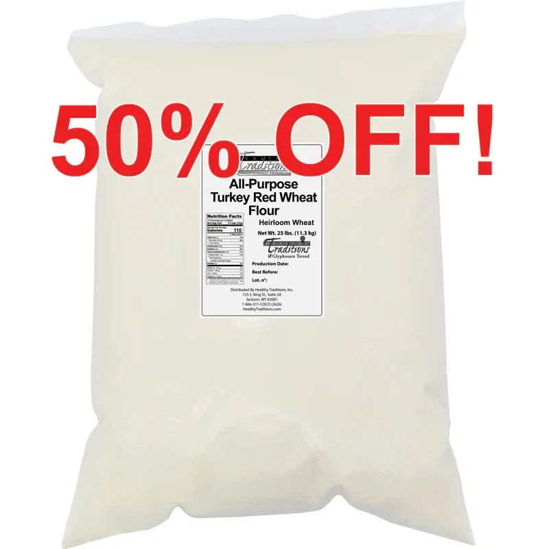 Image of All-Purpose Turkey Red Wheat Flour - 25 lb. Bag