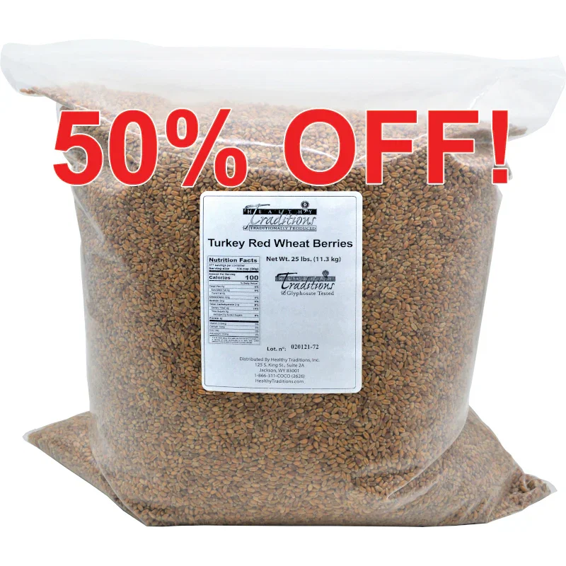 Image of Heirloom Turkey Red Wheat Berries - 25 lb. (limit of 2)