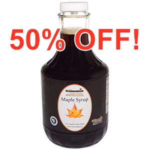 Image of Very Dark Maple Syrup - 32 oz.