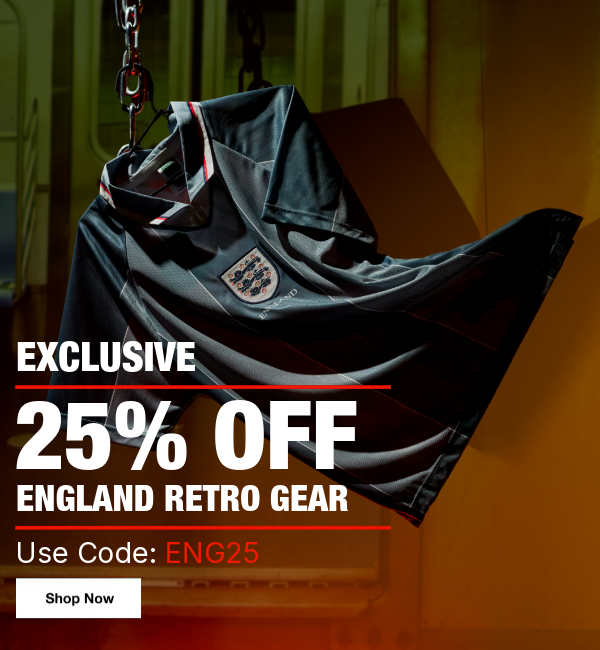 Exclusive 25% Off England Retro