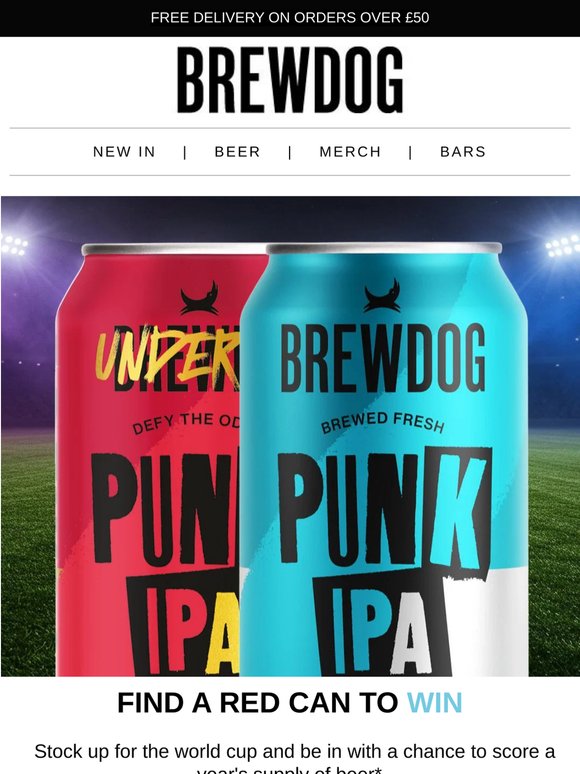 Win beer for a year ⚽