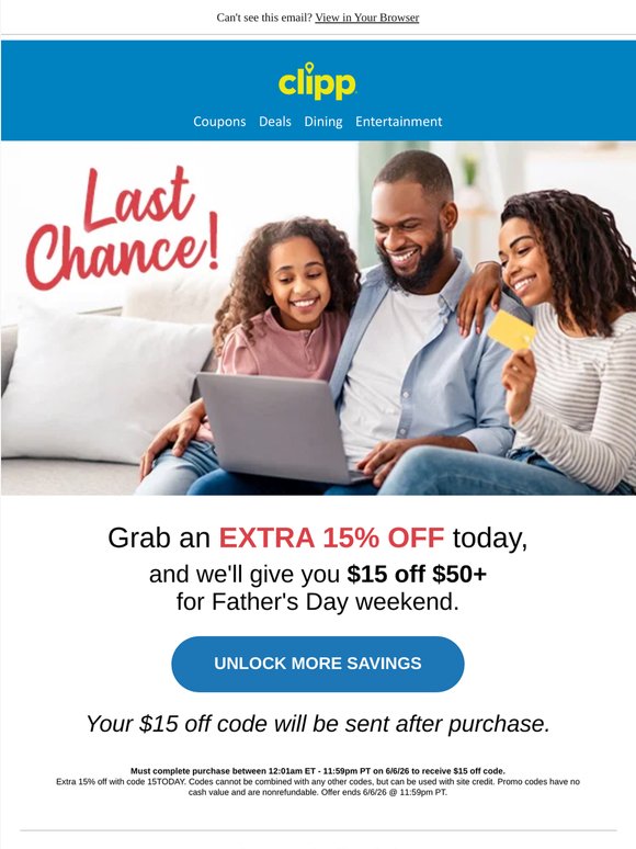 Last Call: Save EXTRA Now & MORE Later!