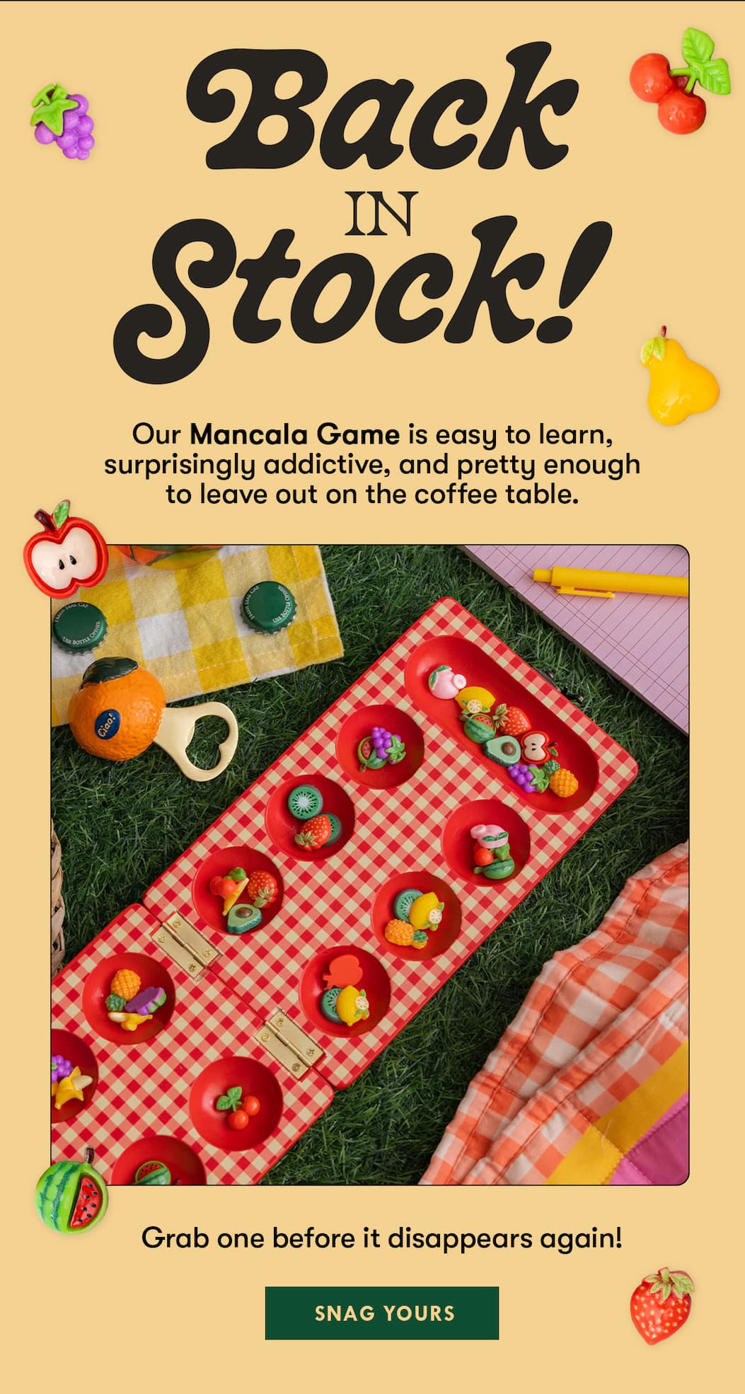 Back in Stock: Mancala Board Game