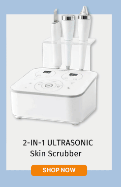 2 In 1 Ultrasonic & Skin Scrubber Unit Elite Edition