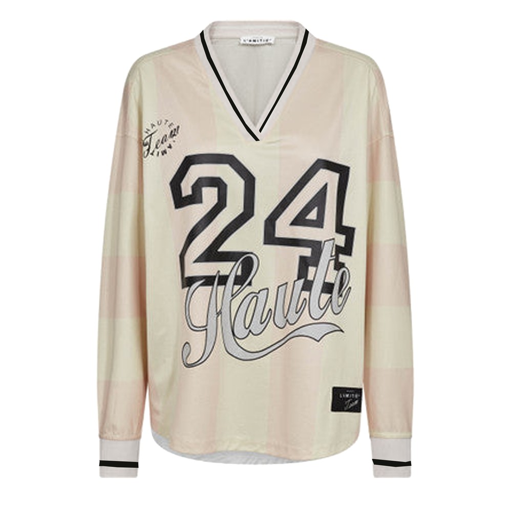 Image of Haute 24 Stripe Top - Rose & Pearl