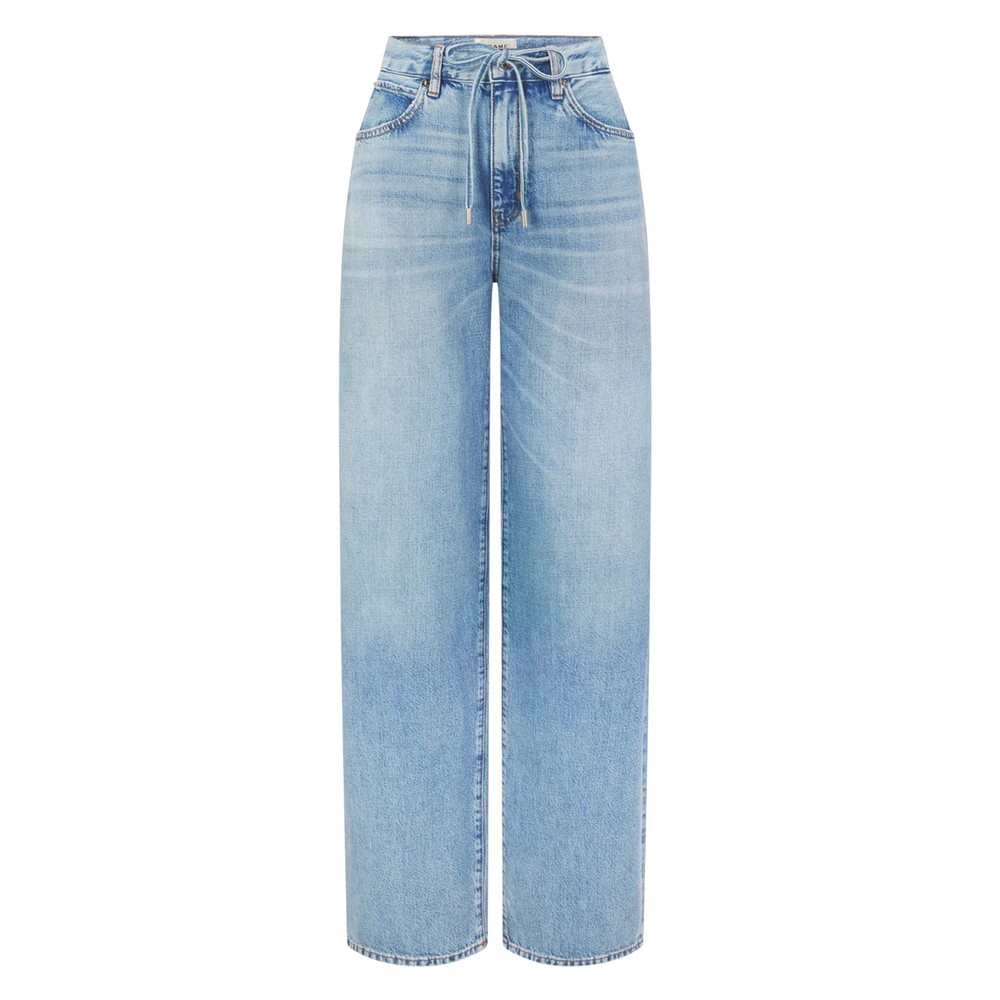 Image of Off Duty Drawstring Bow Jean - Afterglow