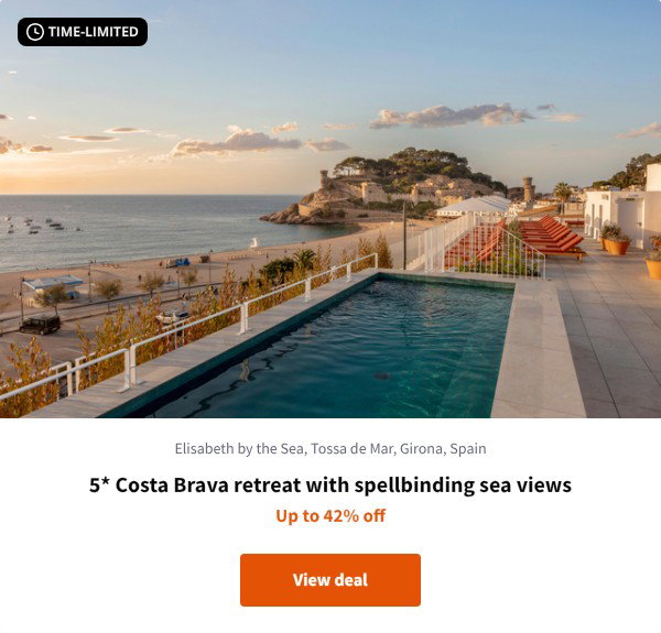5* Costa Brava retreat with spellbinding sea views