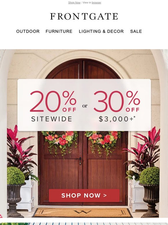 Fill Your Cart & Save! 20% off sitewide or 30% off $3,000+