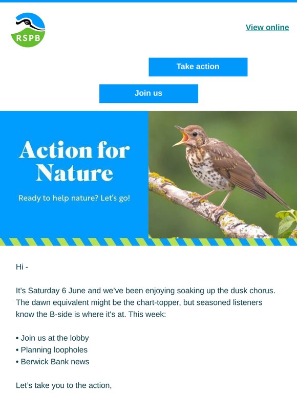 Ready to bring wildlife to Westminster?