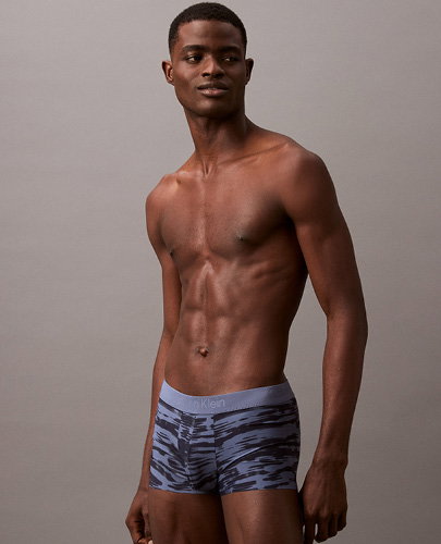 CK BLACK PRINT LOW RISE TRUNK