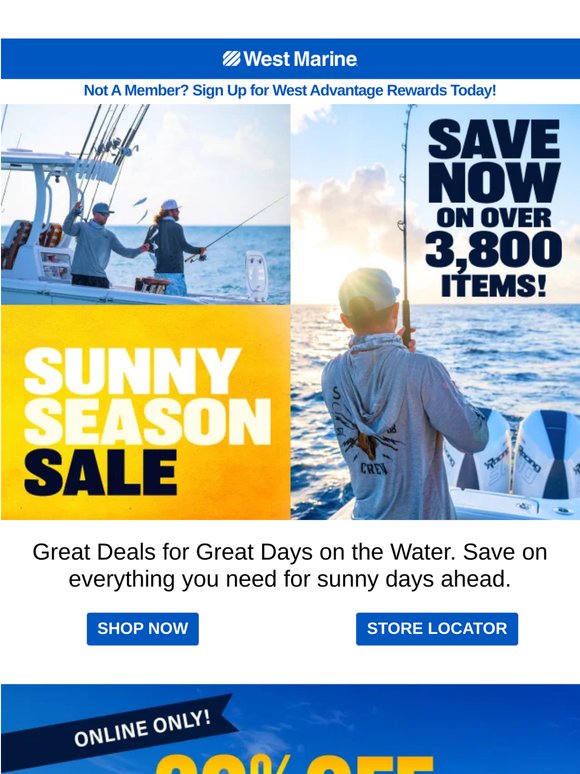 THOUSANDS of Deals on Batteries, Dock Lines, Seating & More