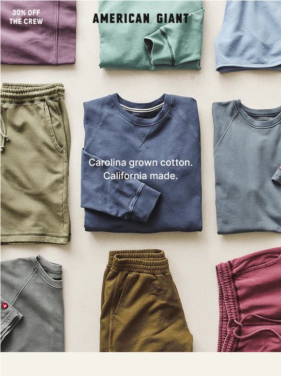 30% Off The French Terry Crew