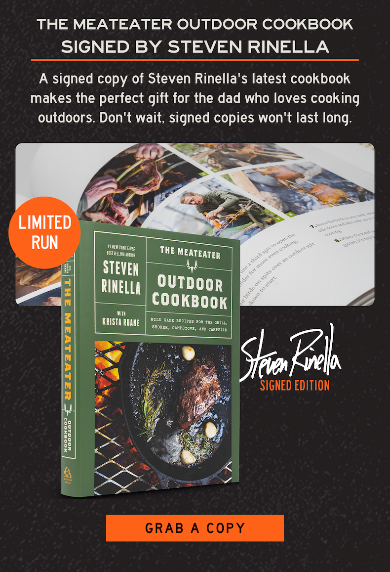 The MeatEater Outdoor Cookbook Signed By Steven Rinella